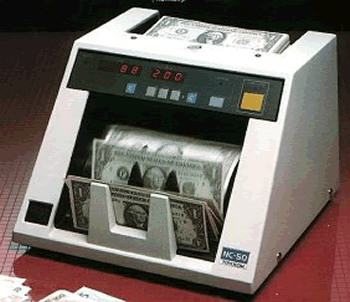 TOYOCOM Currency Counter  Model NC-50