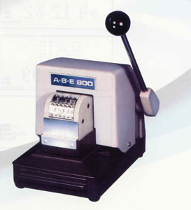 ABE  Perforator Model 800 Manual